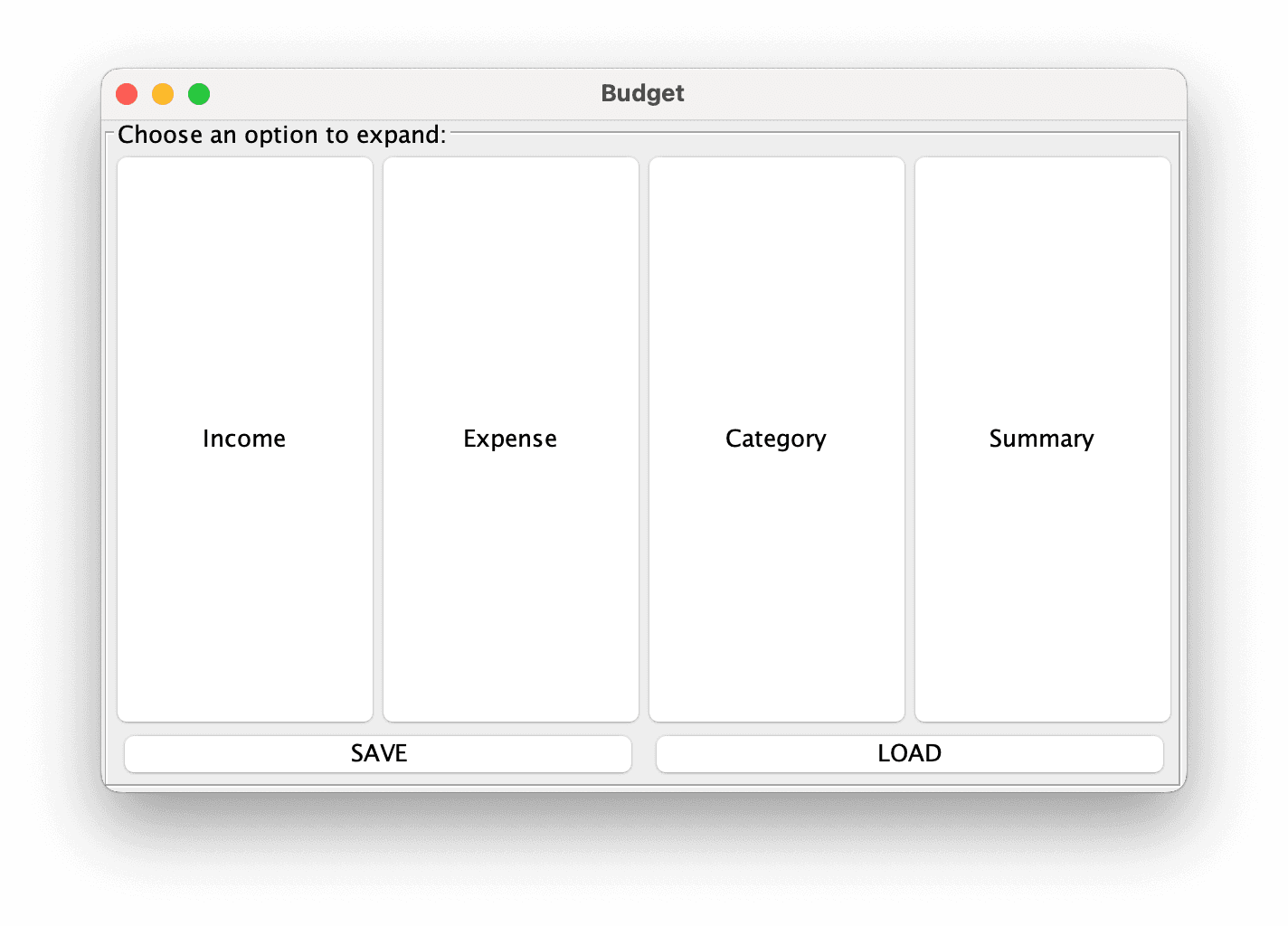 image of Budget App project