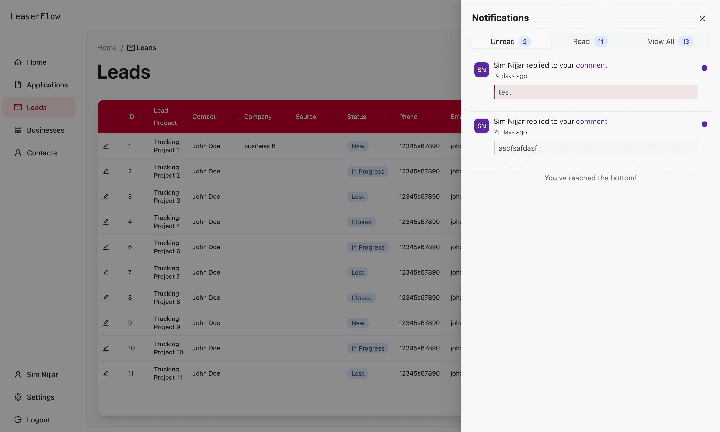 image of LeaserFlow project